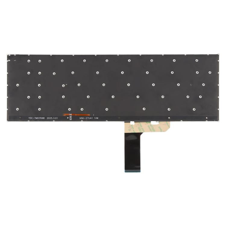 Clavier rétroéclairé pour ordinateur portable ASUS Vivobook Pro 16 K6502 K6602 ZC ZE (version américaine), For ASUS Vivobook Pro 16(Silver)