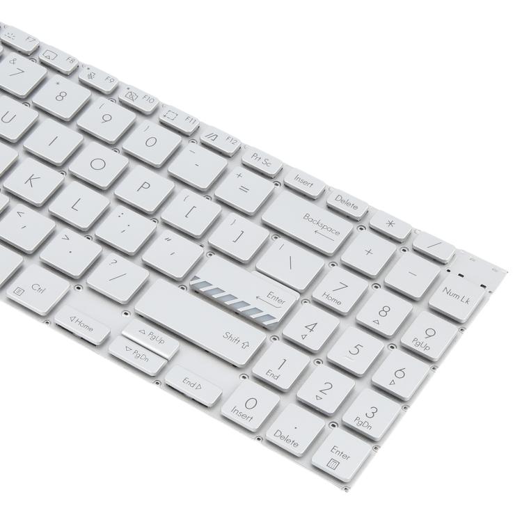 Clavier rétroéclairé pour ordinateur portable ASUS Vivobook Pro 16 K6502 K6602 ZC ZE (version américaine), For ASUS Vivobook Pro 16(Silver)