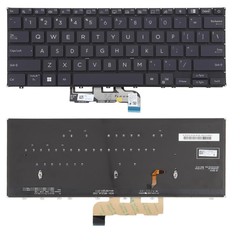 Clavier rétroéclairé pour ordinateur portable ASUS ExpertBook B9 B9450 B9450CEA B9450F B9450FA (version américaine)