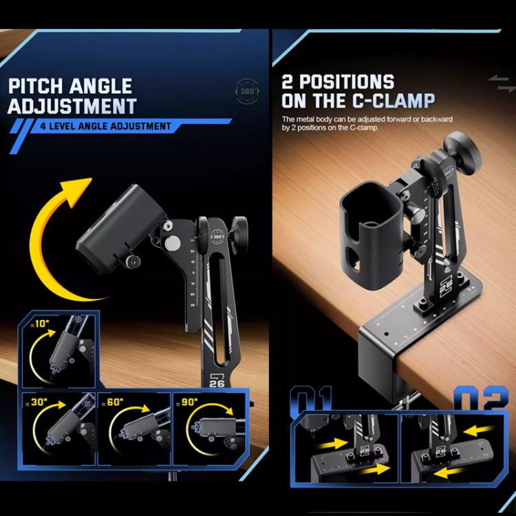 Support de découpe rotatif à 360° JAKEMY JM-Z26