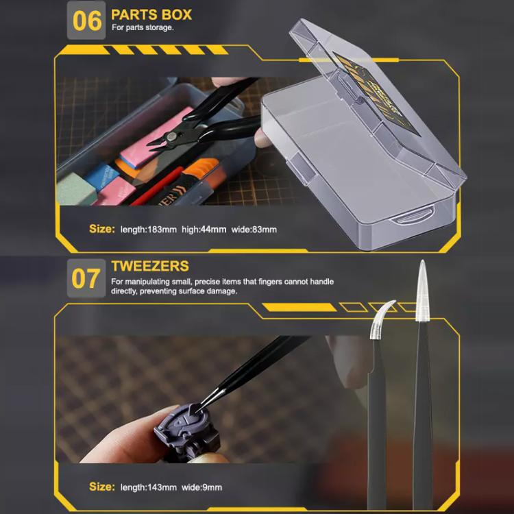 Ensemble d'accessoires de polissage et d'ébavurage multifonctions JAKEMY JM-Z28, JAKEMY JM-Z28