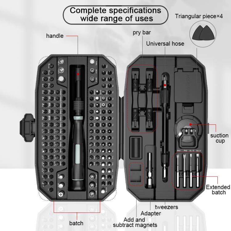 Kit d'outils de tournevis de précision 152 en 1
