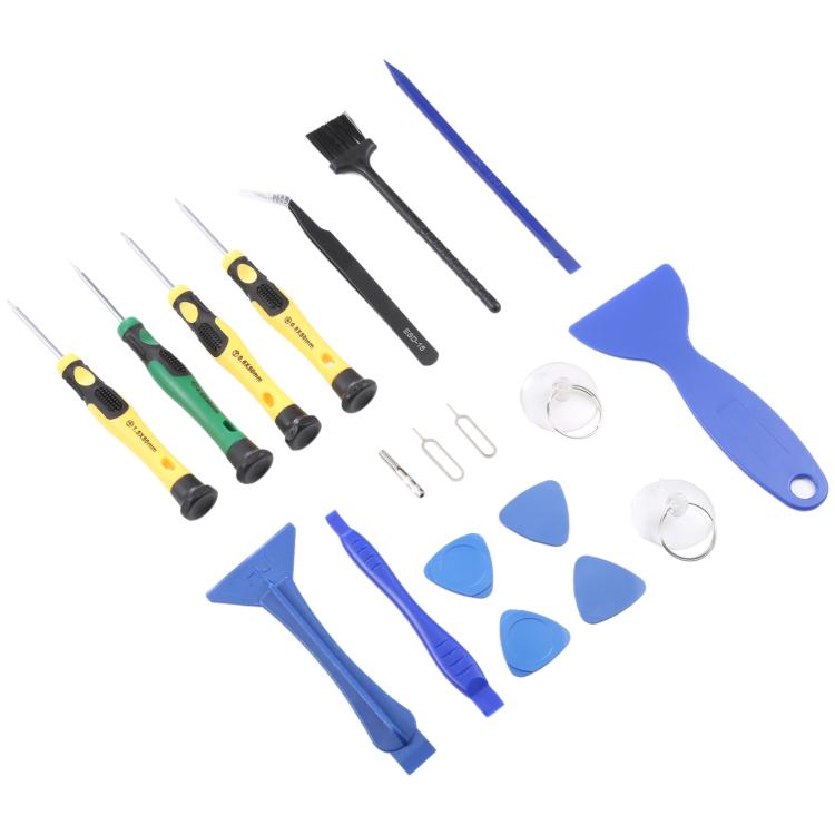 Kit JIAFA JF-8182 21 en 1 : adhésif pour batterie + adhésif étanche + kit d’outils de réparation, For iPhone 17 Pro Max, For iPhone 17 Pro, For iPhone 17, For iPhone Air, For iPhone 16 Pro Max, For iPhone 16 Pro, For iPhone 16 Plus, For iPhone 16