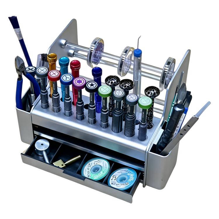 Organisateur de rangement pour composants de tournevis