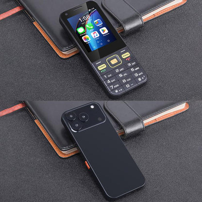 Téléphone à touches UNIWA F26 Pro, 2 Go + 16 Go, écran tactile 2,8 pouces, Android 8.1, processeur quadricœur Mediatek MT6737M, 23 touches, double SIM, réseau 4G, compatible WhatsApp et YouTube.