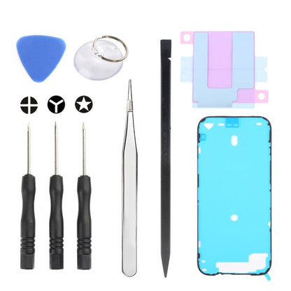 Kit JIAFA JF-8162 9 en 1 : adhésif pour batterie + adhésif étanche + outil de réparation, For iPhone 17 Pro Max, For iPhone 17 Pro, For iPhone 17, For iPhone Air, For iPhone 16 Pro Max, For iPhone 16 Pro, For iPhone 16 Plus, For iPhone 16
