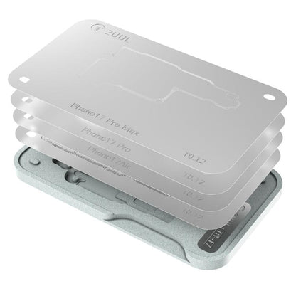 Ensemble de pochoirs de reballage BGA de couche intermédiaire 2uul BH40 pour iPhone 17 Series, 2uul BH40