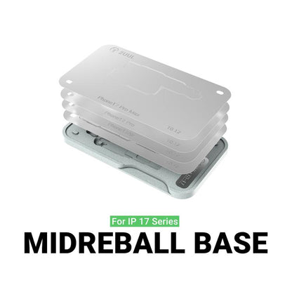 Ensemble de pochoirs de reballage BGA de couche intermédiaire 2uul BH40 pour iPhone 17 Series, 2uul BH40