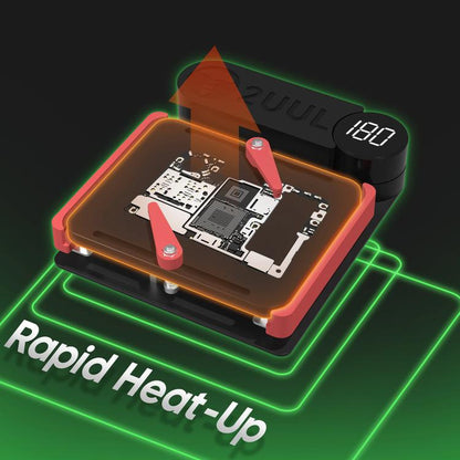 Préchauffeur HOT-BLOCK pour le recollage et le délaminage de la carte mère 2uul PH11, EU Plug, US Plug