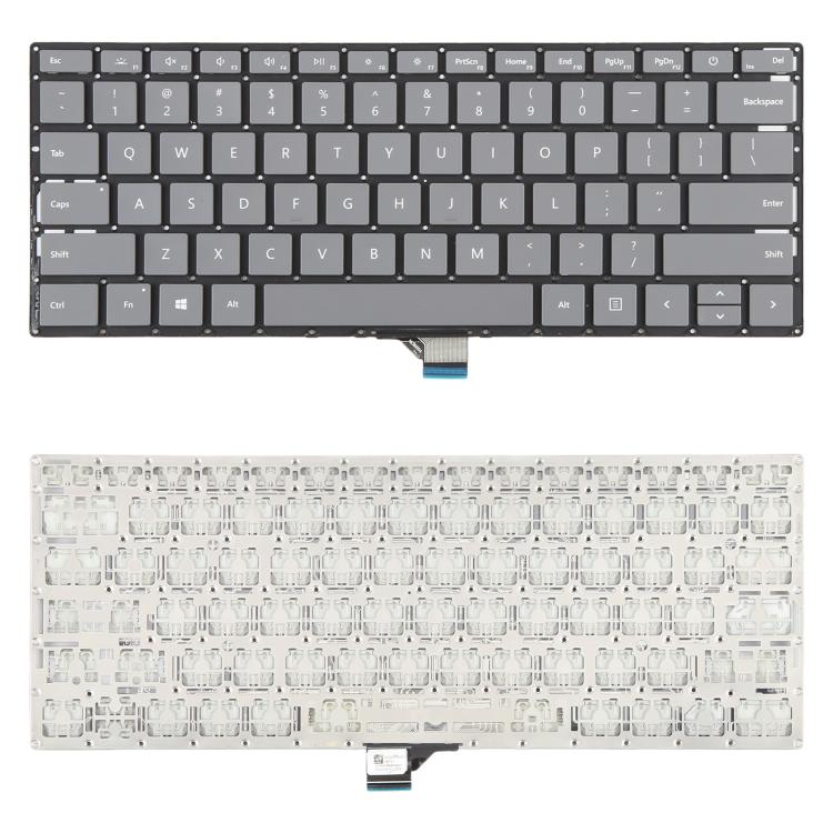 Clavier d'ordinateur portable version américaine, For Microsoft Surface Laptop 3 / 4 / 5, For Microsoft Surface Laptop 3 / 4 / 5(Gray), For Microsoft Surface Laptop 3 / 4 / 5(Silver)