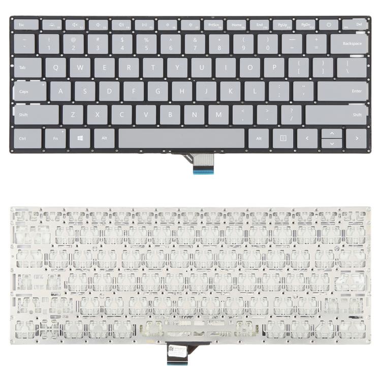 Clavier d'ordinateur portable version américaine, For Microsoft Surface Laptop 3 / 4 / 5, For Microsoft Surface Laptop 3 / 4 / 5(Gray), For Microsoft Surface Laptop 3 / 4 / 5(Silver)