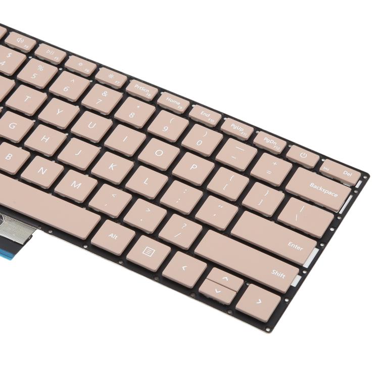 Clavier d'ordinateur portable version américaine, For Microsoft Surface Laptop 3 / 4(Gold)