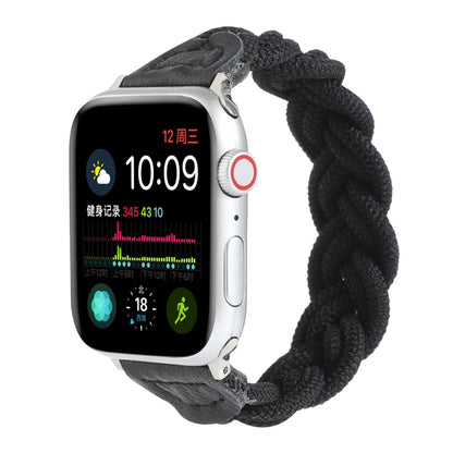 Bracelet de montre tissé élastique pour Apple Watch Series 6 & SE & 5 & 4 40mm / 3 & 2 & 1 38mm, 120mm, 130mm, 150mm, 160mm