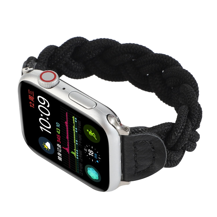 Bracelet de montre tissé élastique pour Apple Watch Series 6 & SE & 5 & 4 40mm / 3 & 2 & 1 38mm, 120mm, 130mm, 150mm, 160mm