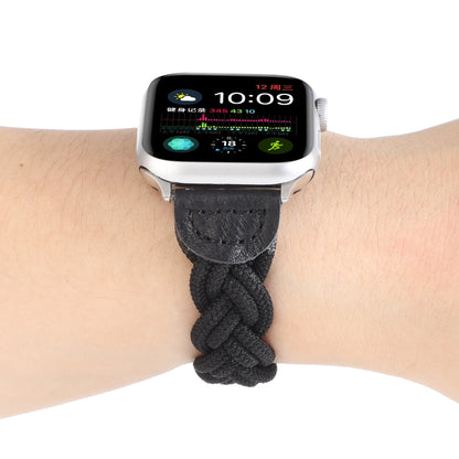 Bracelet de montre tissé élastique pour Apple Watch Series 6 & SE & 5 & 4 40mm / 3 & 2 & 1 38mm, 120mm, 130mm, 150mm, 160mm