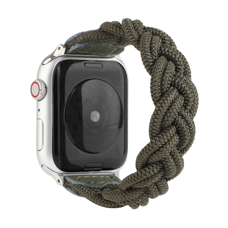 Bracelet de montre tissé élastique pour Apple Watch Series 6 & SE & 5 & 4 40mm / 3 & 2 & 1 38mm, 120mm, 130mm, 150mm, 160mm