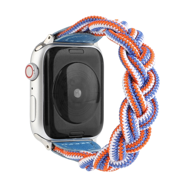 Bracelet de montre tissé élastique pour Apple Watch Series 6 & SE & 5 & 4 40mm / 3 & 2 & 1 38mm, 120mm, 130mm, 150mm, 160mm