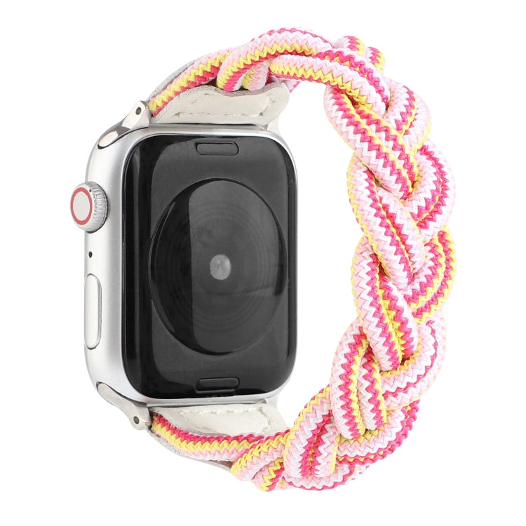 Bracelet de montre tissé élastique pour Apple Watch Series 6 & SE & 5 & 4 40mm / 3 & 2 & 1 38mm, 120mm, 130mm, 150mm, 160mm