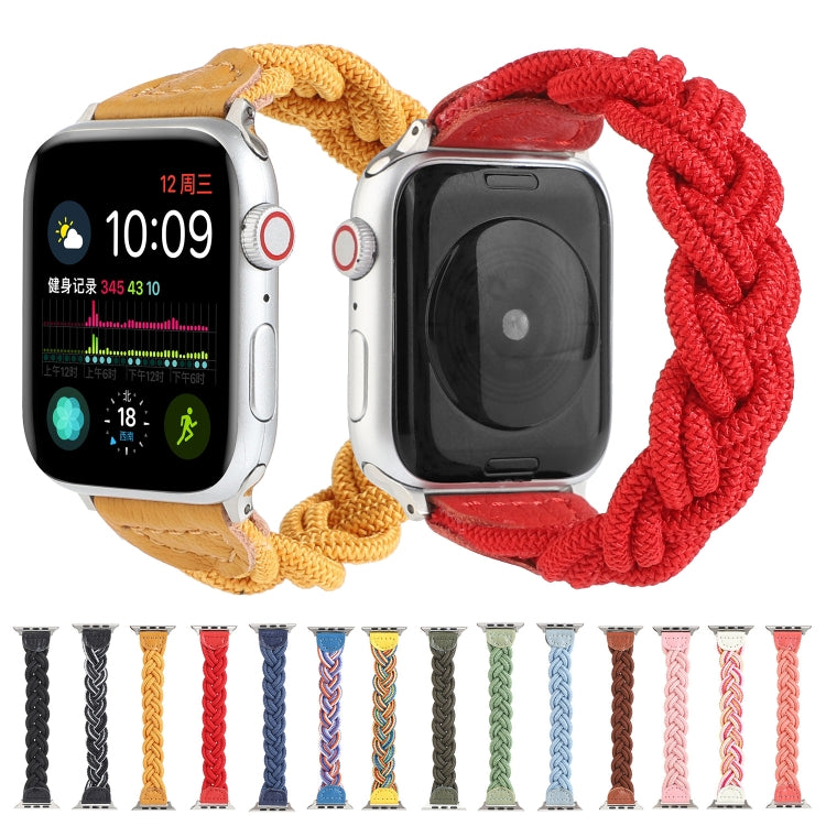 Bracelet de montre tissé élastique pour Apple Watch Series 6 & SE & 5 & 4 44mm / 3 & 2 & 1 42mm, 120mm, 130mm, 150mm, 160mm