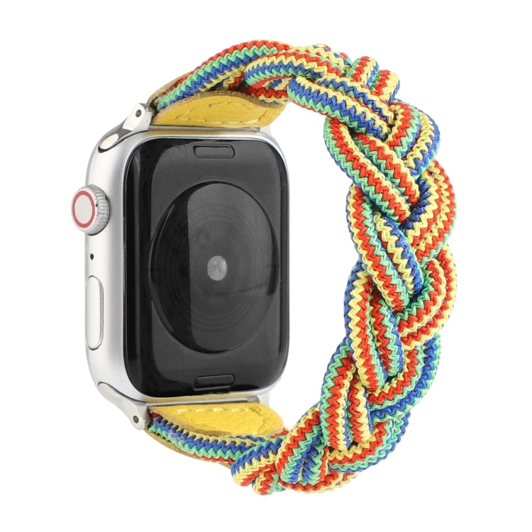 Bracelet de montre tissé élastique pour Apple Watch Series 6 & SE & 5 & 4 44mm / 3 & 2 & 1 42mm, 120mm, 130mm, 150mm, 160mm