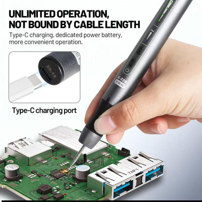 Stylo de polissage multifonction rechargeable Kaisi 329 avec 9 têtes de meulage, Kaisi 329