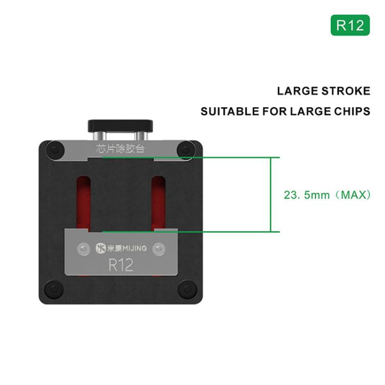 Dispositif de retrait de colle à copeaux à structure à ressort Mijing R12