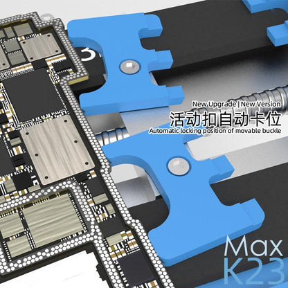 Outil de maintenance multifonction Mijing K23 Max pour cartes mères compatibles avec les processeurs Apple A9 à A16.