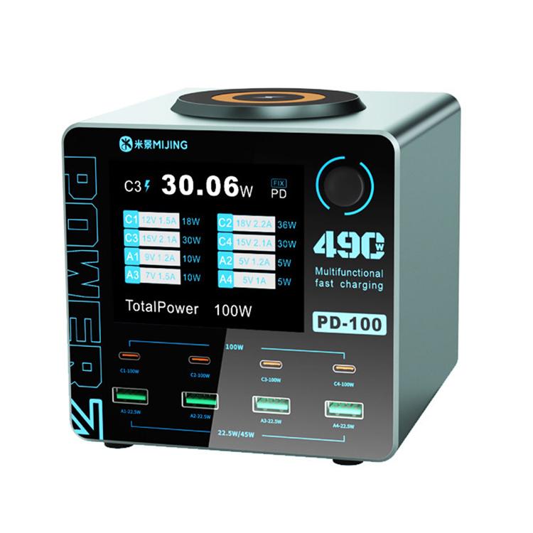 Purificateur d'air à haute aspiration Qianli AF100 pour remplacement pulmonaire, manuel/automatique, de poussière et de brouillard., EU Plug, US Plug