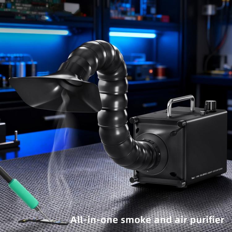 Purificateur d'air à haute aspiration Qianli AF100 pour remplacement pulmonaire, manuel/automatique, de poussière et de brouillard., EU Plug, US Plug