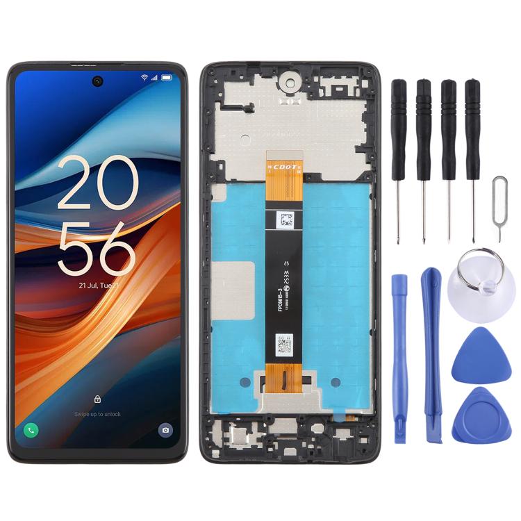 Écran LCD d'origine complet avec cadre, For TCL K33 5G, For TCL K32 5G, For TCL 50 XL NxtPaper Matte Version, For TCL 50 XL, For TCL 50 XE