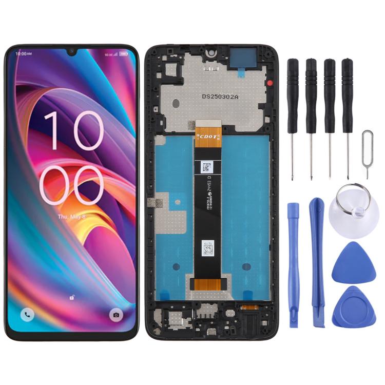 Écran LCD d'origine complet avec cadre, For TCL K33 5G, For TCL K32 5G, For TCL 50 XL NxtPaper Matte Version, For TCL 50 XL, For TCL 50 XE