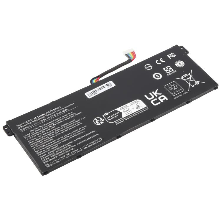 Batteries pour ordinateur portable 15,2 V 53 Wh compatibles avec Acer ES1-311 A515-51G swift 3 sf314-51 52 53 N17P3 AC14B8K, For Acer ES1-311 A515-51G swift 3 sf314-51