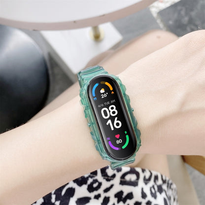 Pour Xiaomi Mi Band 5 / 4 Bracelet de montre de remplacement transparent en silicone universel