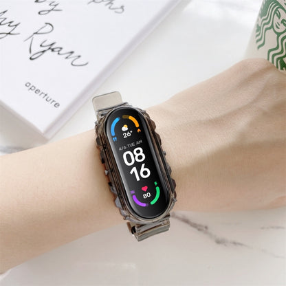 Pour Xiaomi Mi Band 5 / 4 Bracelet de montre de remplacement transparent en silicone universel
