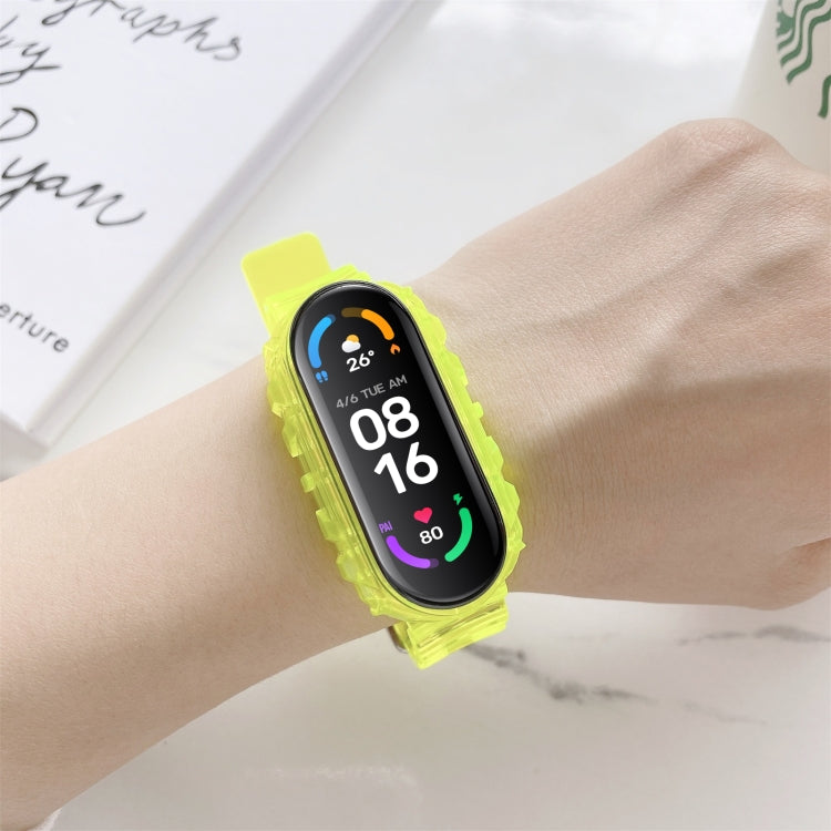 Pour Xiaomi Mi Band 5 / 4 Bracelet de montre de remplacement transparent en silicone universel