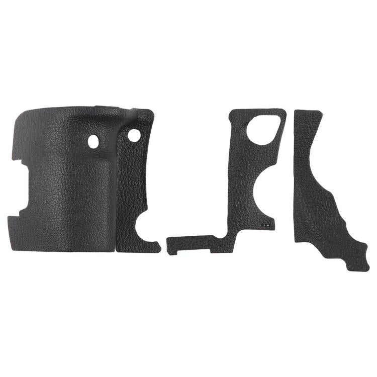 Ensemble de trois pièces en cuir décoratif pour coque en caoutchouc OEM, For Canon EOS 6D Mark II, For Canon EOS 5D Mark IV