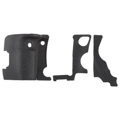 Ensemble de trois pièces en cuir décoratif pour coque en caoutchouc OEM, For Canon EOS 6D Mark II, For Canon EOS 5D Mark IV