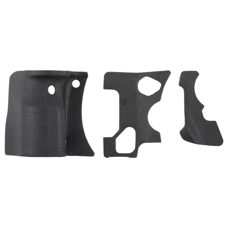 Ensemble de trois pièces en cuir décoratif pour coque en caoutchouc OEM, For Canon EOS 6D Mark II, For Canon EOS 5D Mark IV
