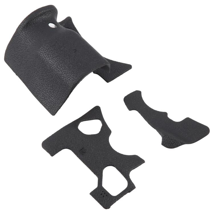 Ensemble de trois pièces en cuir décoratif pour coque en caoutchouc OEM, For Canon EOS 6D Mark II, For Canon EOS 5D Mark IV