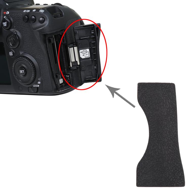 Cache-emplacement pour carte CF en cuir décoratif, For Canon EOS 7D Mark II