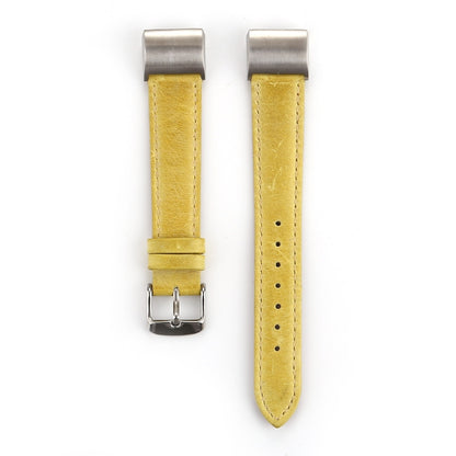 Bracelet de montre en cuir véritable de style frais, For Fitbit Charge 2, For Fitbit Blaze