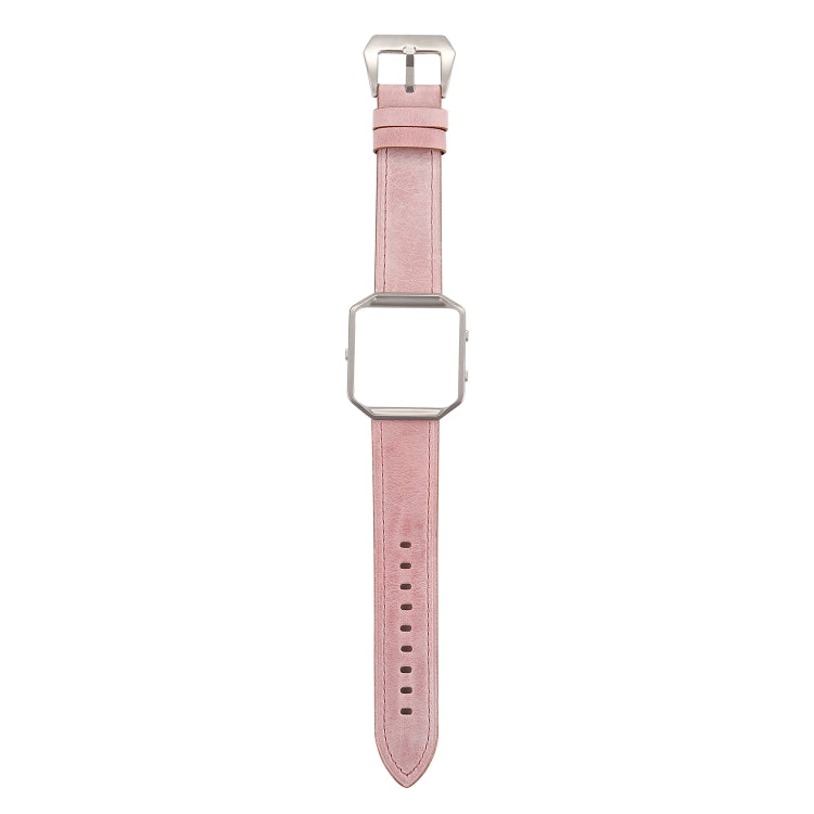 Bracelet de montre en cuir véritable de style frais, For Fitbit Charge 2, For Fitbit Blaze
