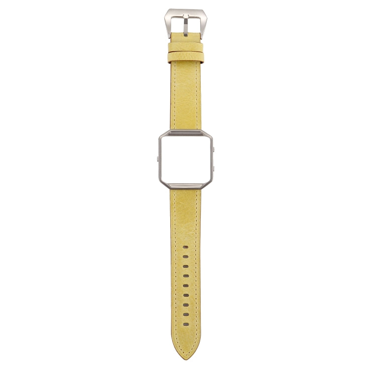 Bracelet de montre en cuir véritable de style frais, For Fitbit Charge 2, For Fitbit Blaze