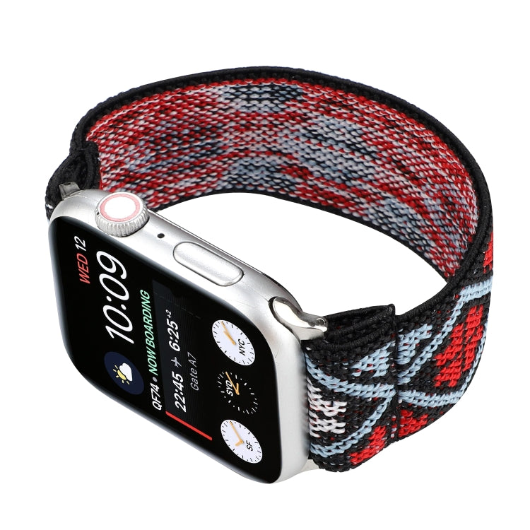 Bracelet de rechange en nylon, For Apple Watch Series 7  41mm / & 6 & SE & 5 & 4 40mm, For Apple Watch Series  7  45mm / & 6 & SE & 5 & 4 44mm