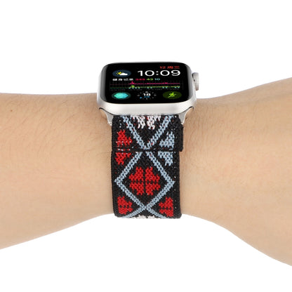 Bracelet de rechange en nylon, For Apple Watch Series 7  41mm / & 6 & SE & 5 & 4 40mm, For Apple Watch Series  7  45mm / & 6 & SE & 5 & 4 44mm