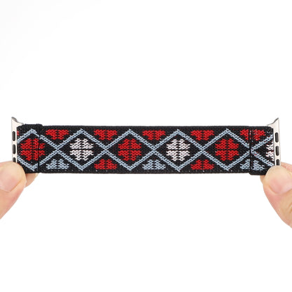 Bracelet de rechange en nylon, For Apple Watch Series 7  41mm / & 6 & SE & 5 & 4 40mm, For Apple Watch Series  7  45mm / & 6 & SE & 5 & 4 44mm