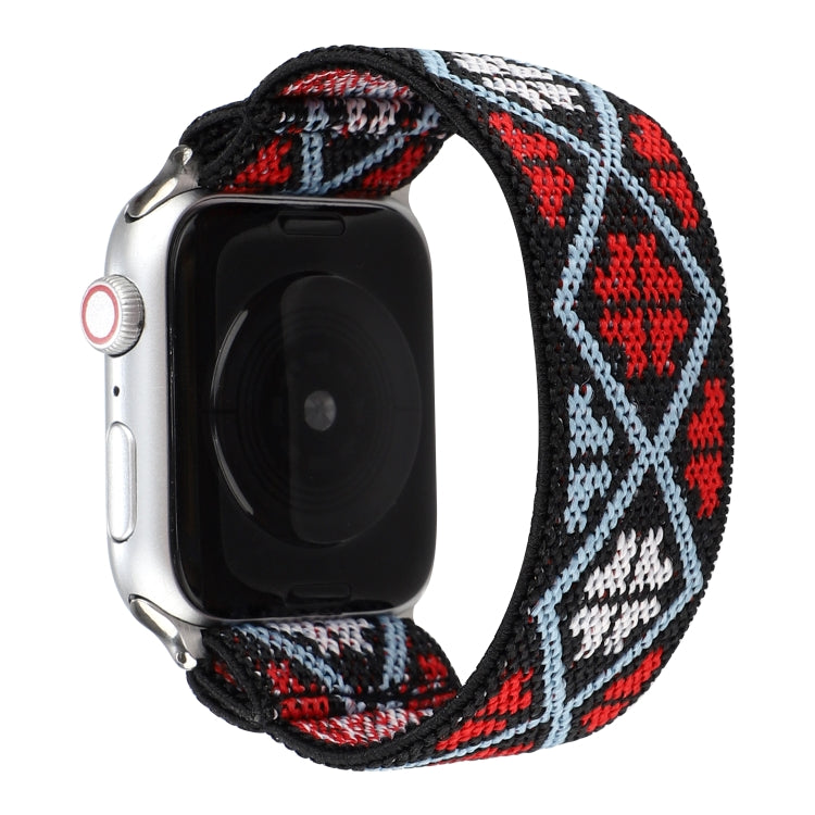 Bracelet de rechange en nylon, For Apple Watch Series 7  41mm / & 6 & SE & 5 & 4 40mm, For Apple Watch Series  7  45mm / & 6 & SE & 5 & 4 44mm