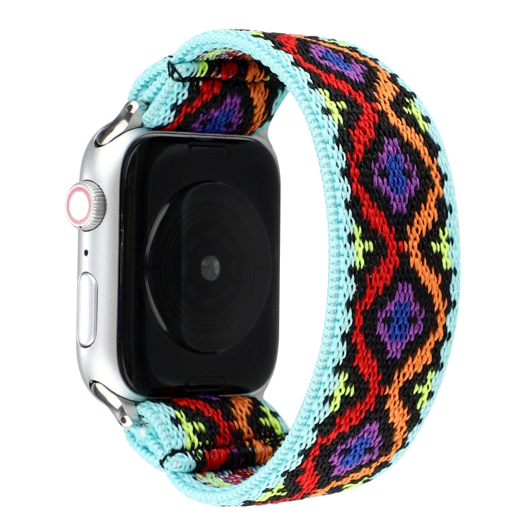 Bracelet de rechange en nylon, For Apple Watch Series 7  41mm / & 6 & SE & 5 & 4 40mm, For Apple Watch Series  7  45mm / & 6 & SE & 5 & 4 44mm