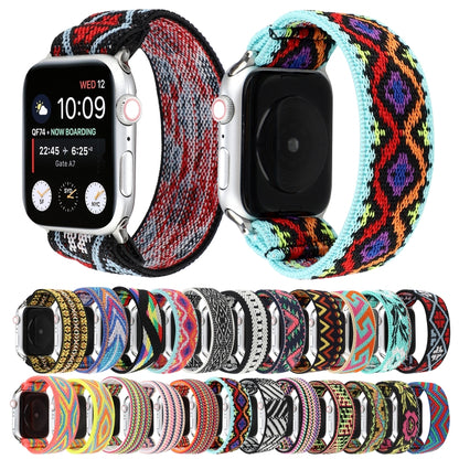 Bracelet de rechange en nylon, For Apple Watch Series 7  41mm / & 6 & SE & 5 & 4 40mm, For Apple Watch Series  7  45mm / & 6 & SE & 5 & 4 44mm