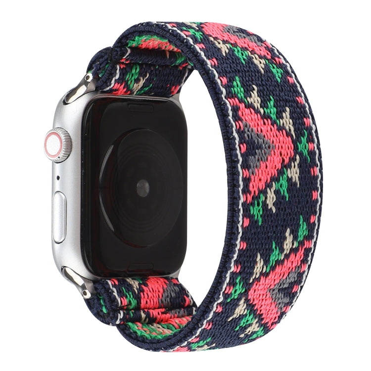 Bracelet de rechange en nylon, For Apple Watch Series 7  41mm / & 6 & SE & 5 & 4 40mm, For Apple Watch Series  7  45mm / & 6 & SE & 5 & 4 44mm